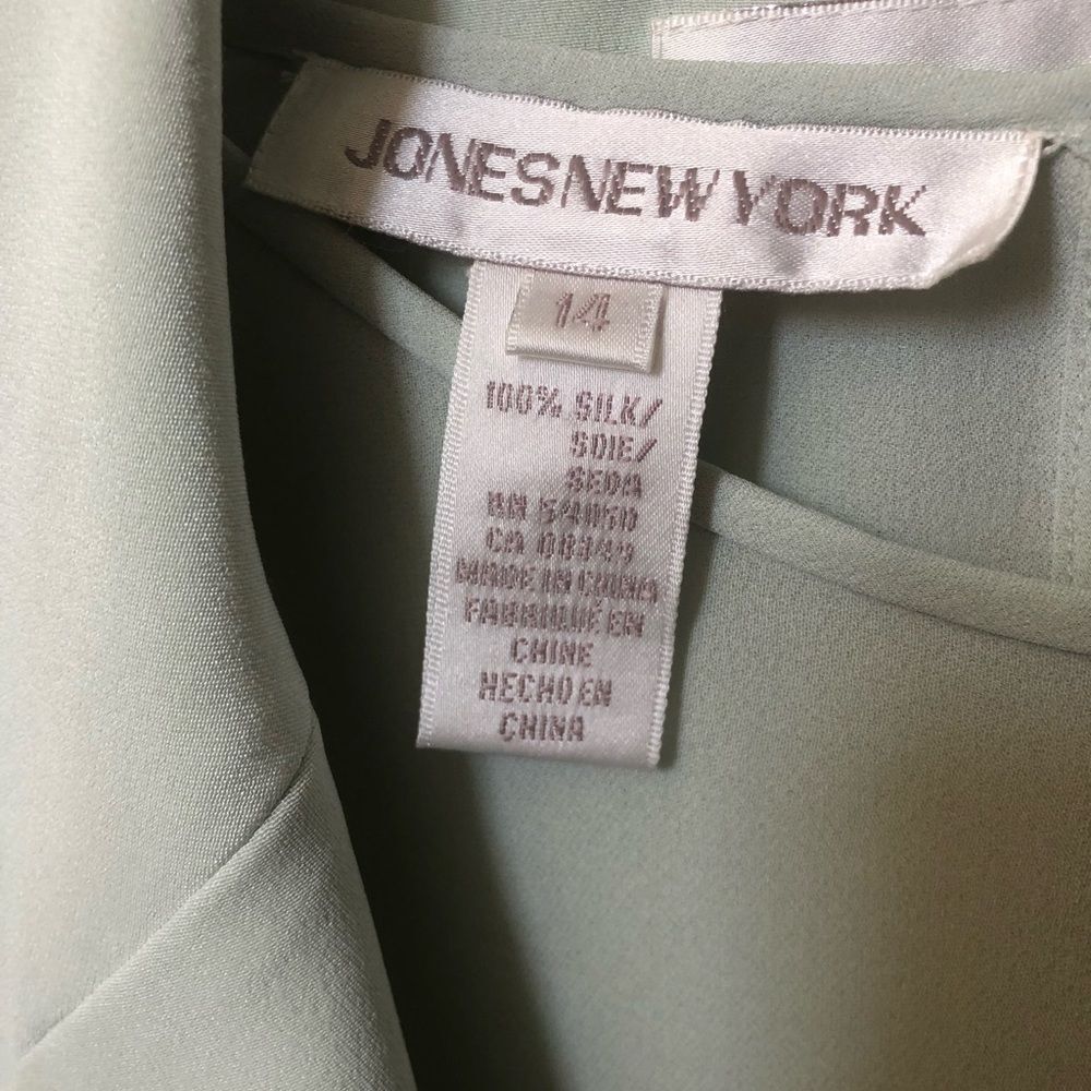 Jones New York 3 pieces 100% silk suit size 14 - Picture 11 of 16